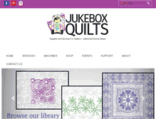 Tablet Screenshot of jukeboxquilts.com